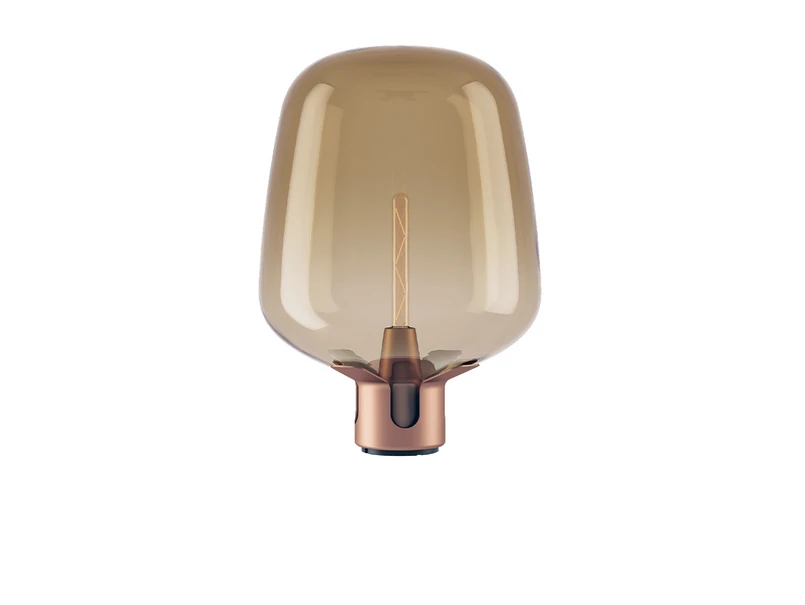 Lodes – Flar Tischleuchte Large Terra/Honey