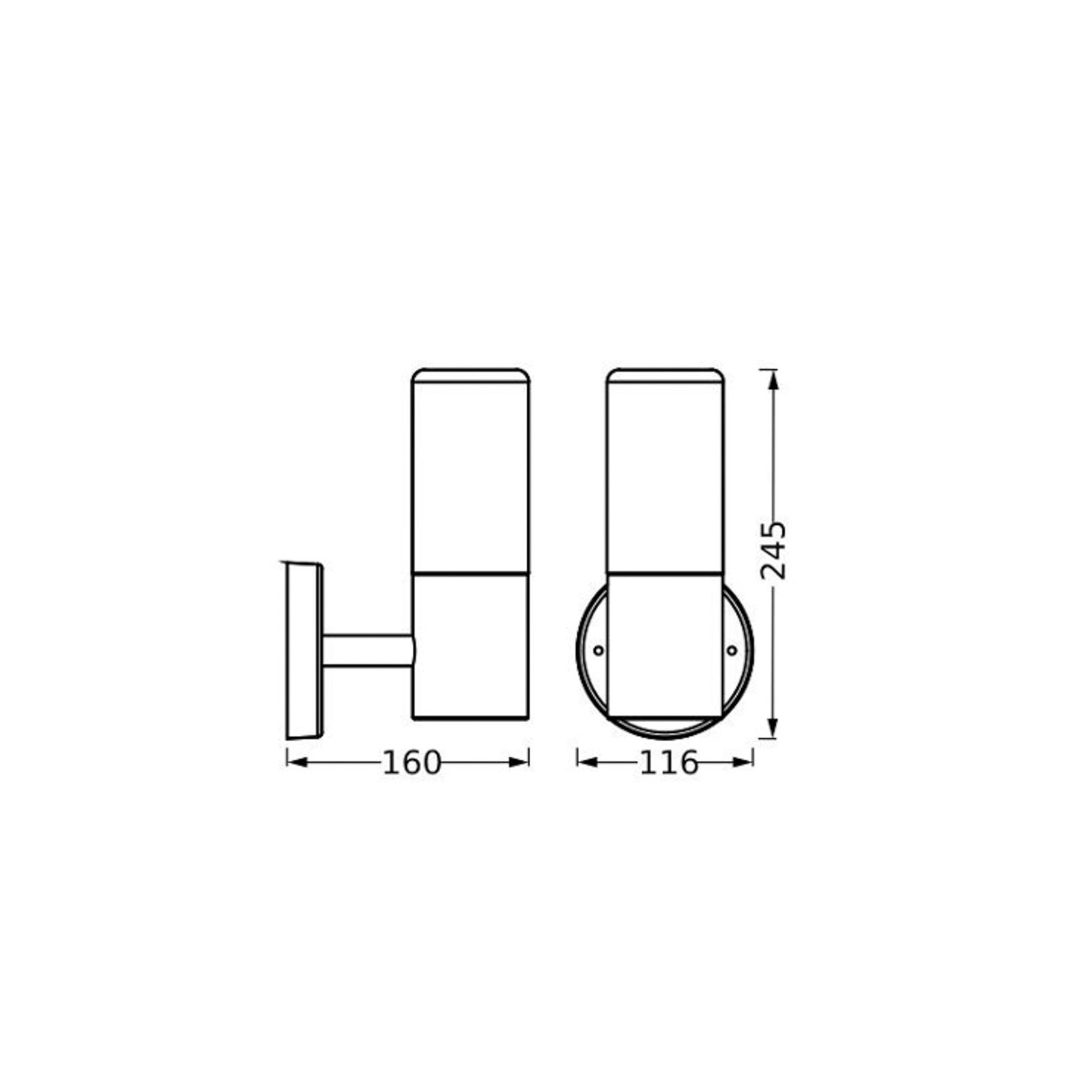 LEDVANCE Endura Classic Figo sylinder utendørs vegglampe