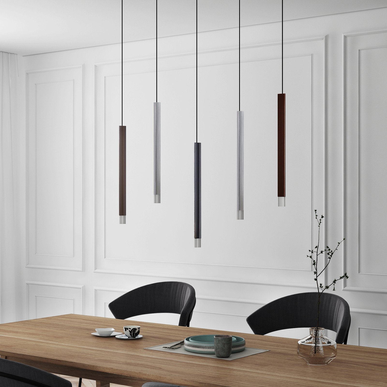Stoika LED 5 Pendelleuchte Multi - Lucande