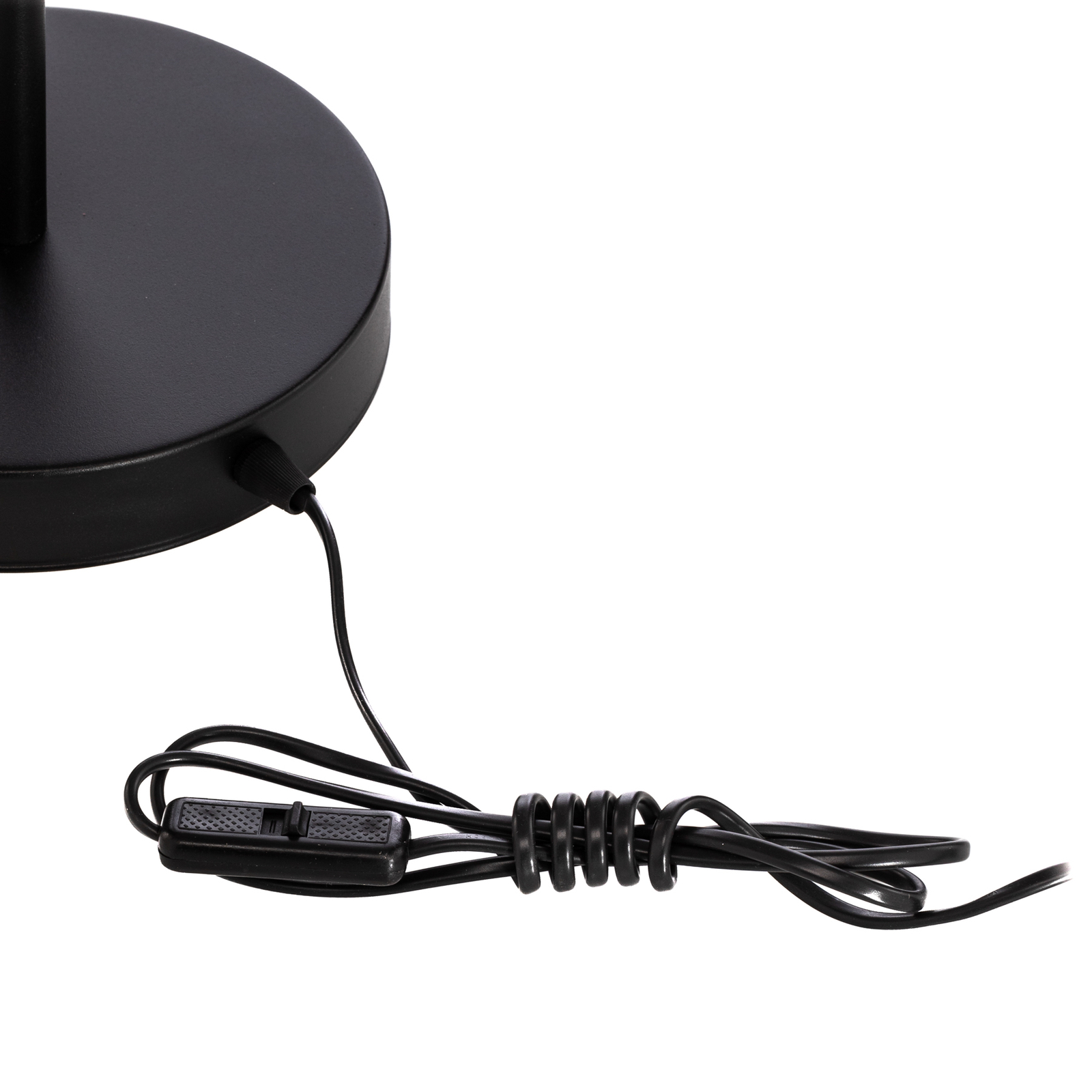 Rossi galda lampa, divgaismas, melna/grafīta krāsā