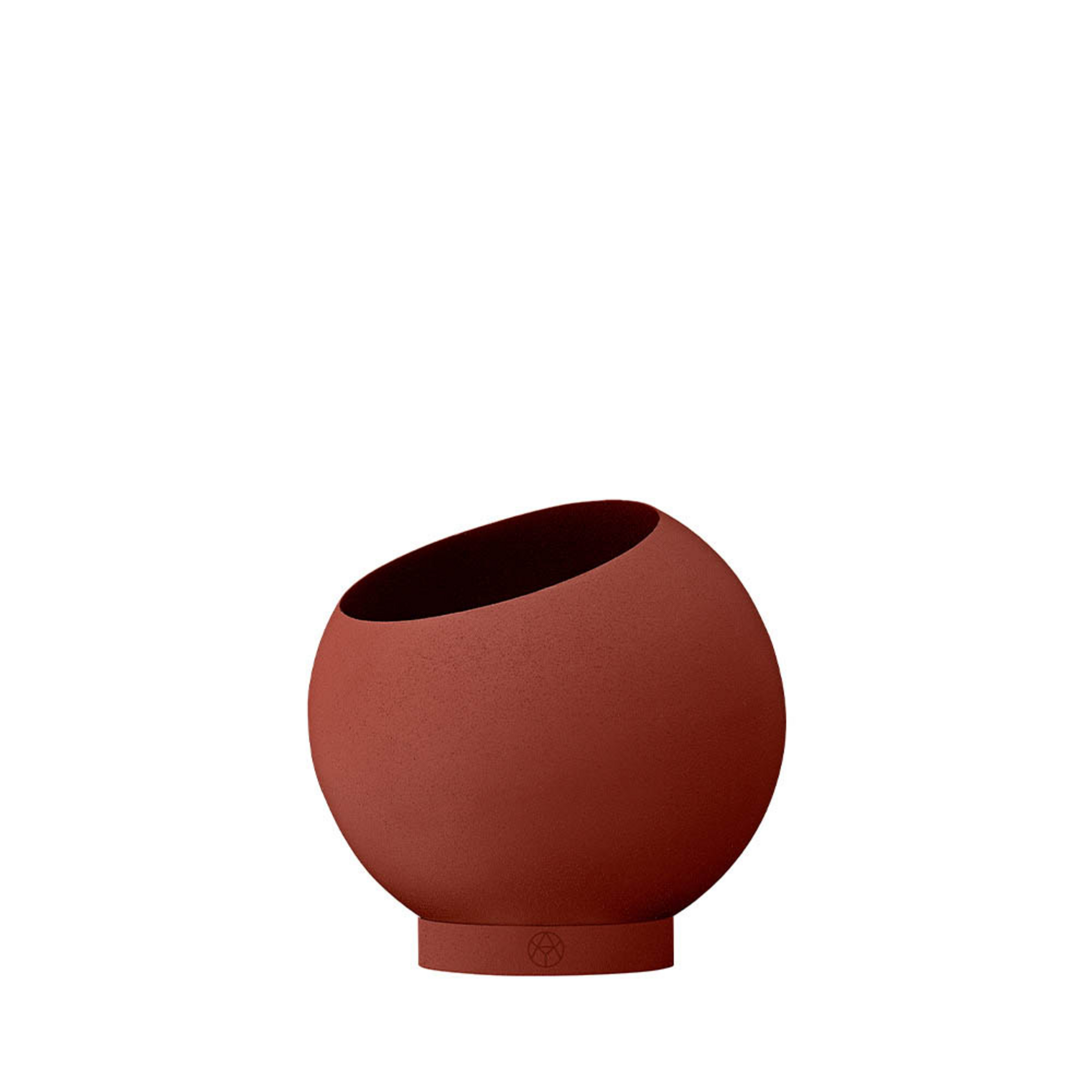 Vaso per piante Globe Ø17xH15,4 Ginger Bread - AYTM