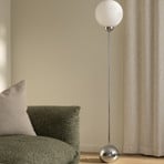 Ripley Stehleuchte chrom Glas 144 cm - Globen Lighting