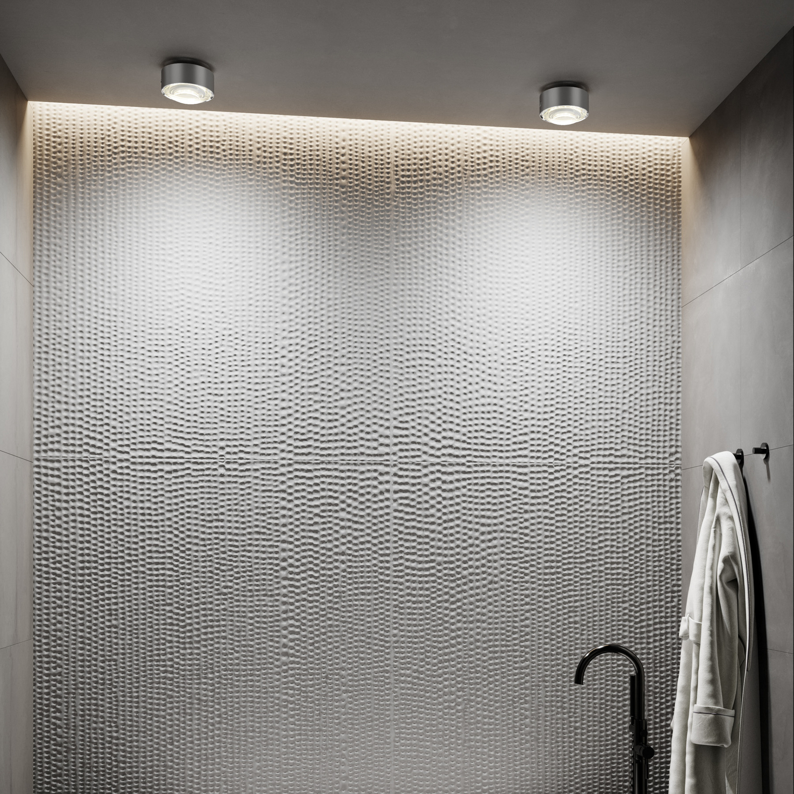 Puk Meg Maxx Plus plafondlamp, mat nikkel, G9 Puk Meg Maxx Plus plafondlamp, mat nikkel, G9