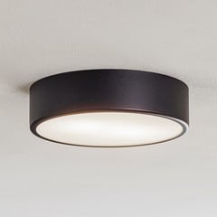 Kattovalaisin Cleo, Ø 30 cm, IP20, musta, metalli, E27