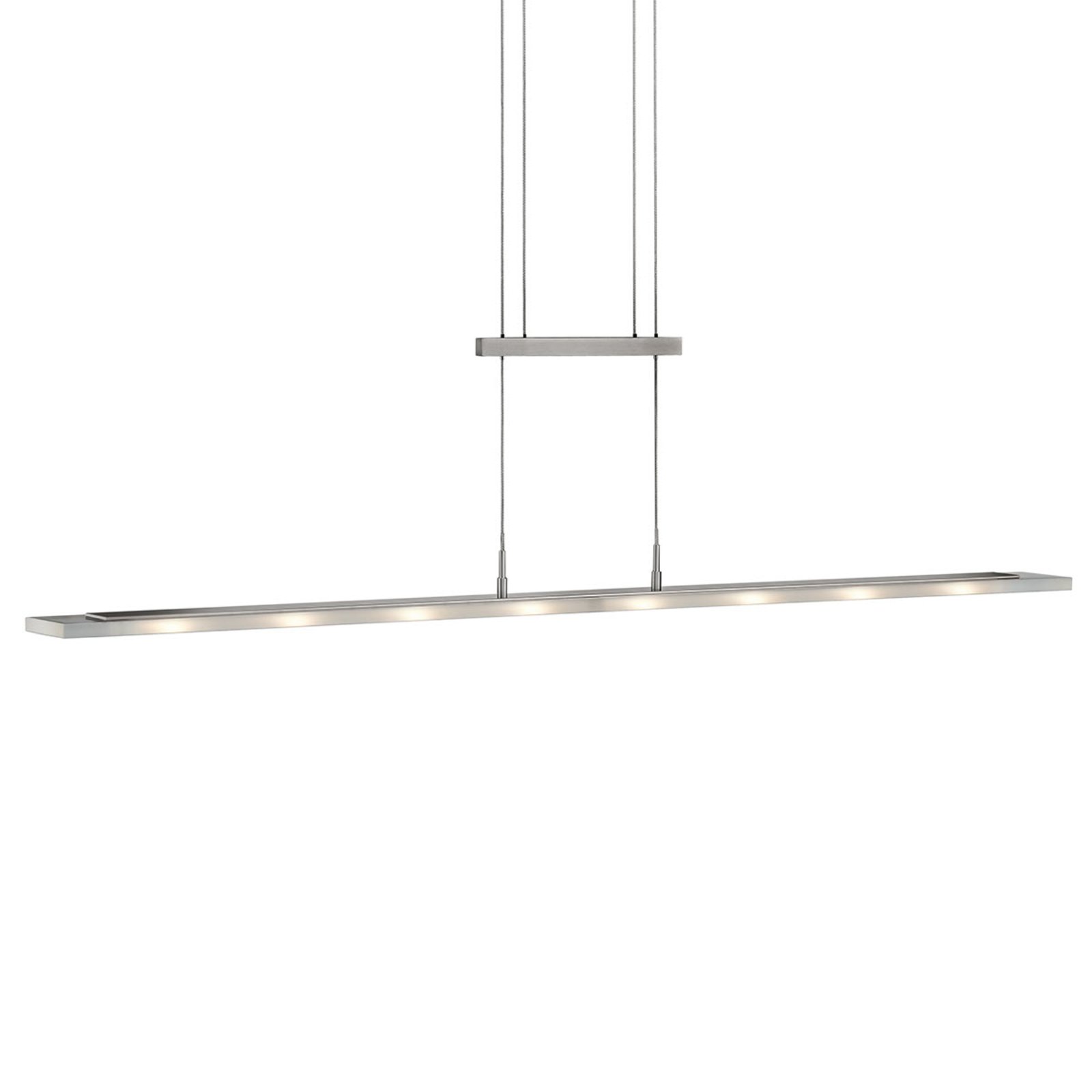 Knapstein With sensor for dimming - LED hanging light Mia, for Living / Dining Room, metal, glass, 3 W, energy efficiency: A+, L: 130 cm, W: 10 cm