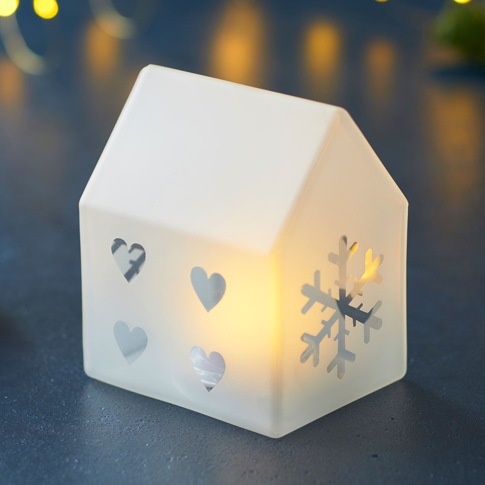 LED-Dekorationsleuchte Santa House