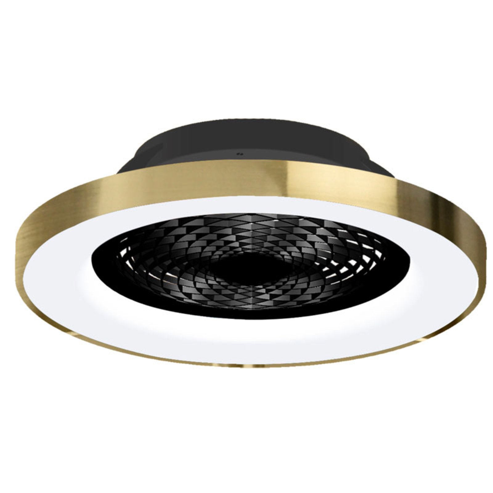 Smart LED ceiling fan Tibet, DC, quiet, Ø 65 cm