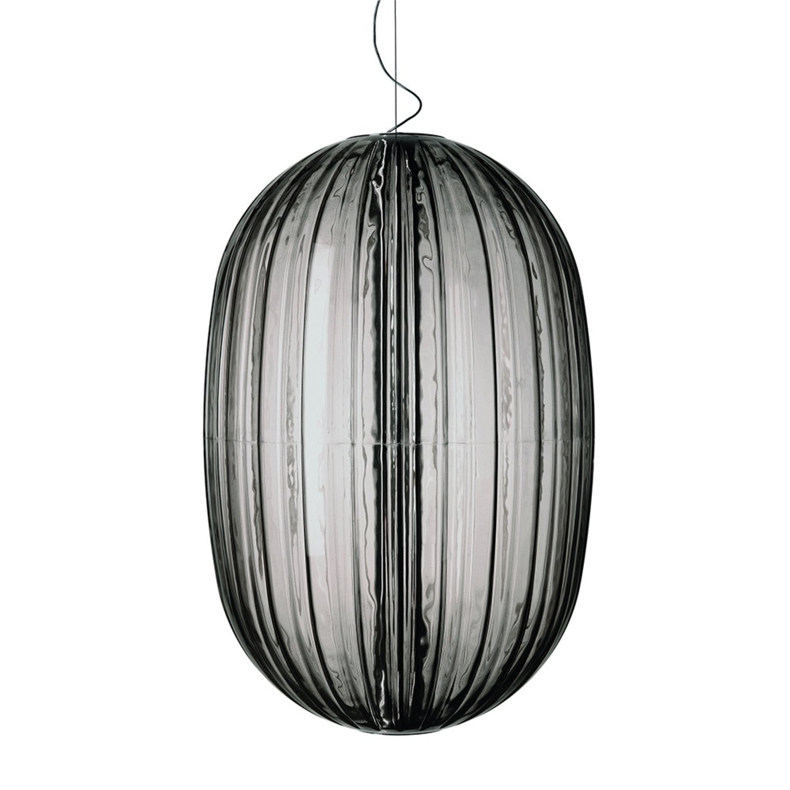 Plass Medium Lustră Pendul Grey 10m - Foscarini