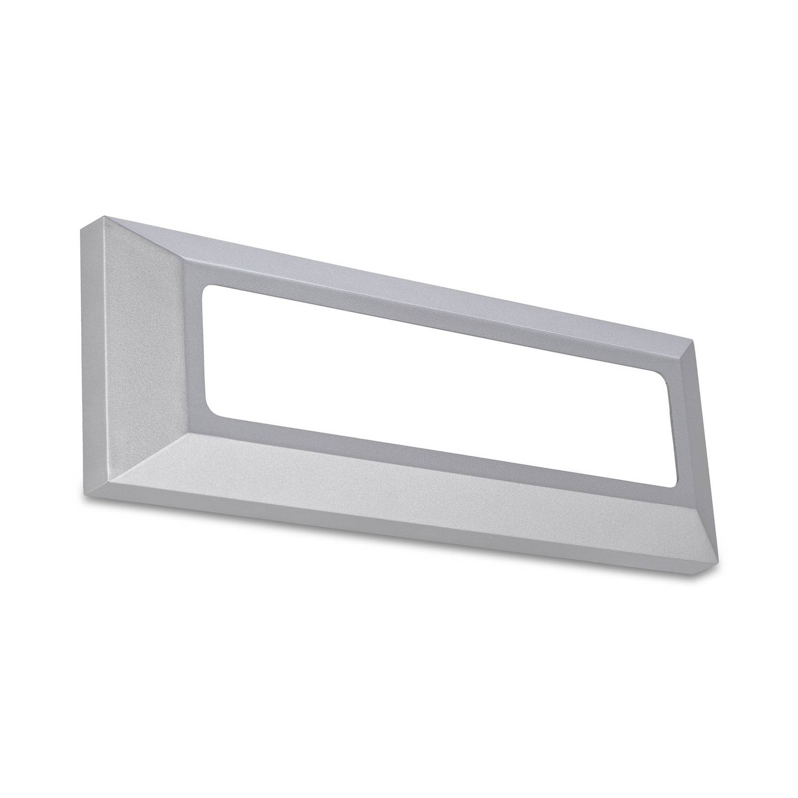 LEDS-C4 Kössel outdoor wall light, seawater-resistant, polycarbonate, ABS, 4 W, W: 23 cm, H: 8 cm