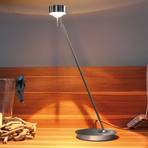 Stmívatelná stolní lampa PUK TABLE, chrom