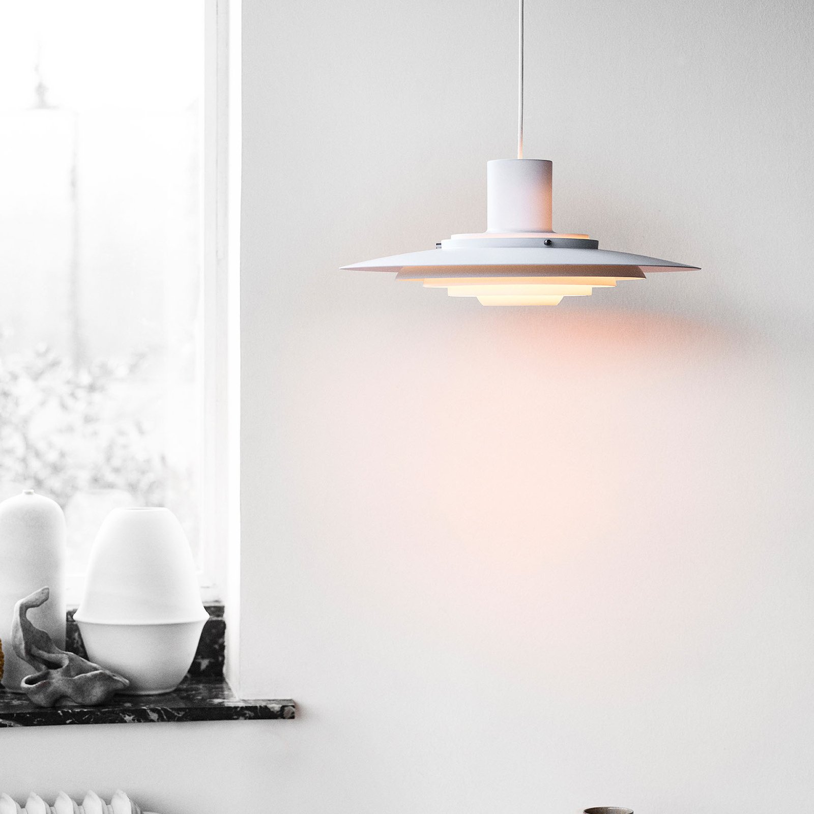 P376 Pendelleuchte KF1 Matt White - &Tradition