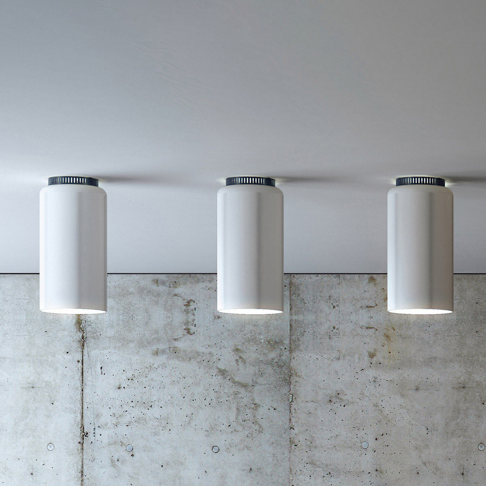 B.lux Plafonieră rotundă de design Aspen C17B LED alb - Camera de zi / sufragerie - modern - Metal
