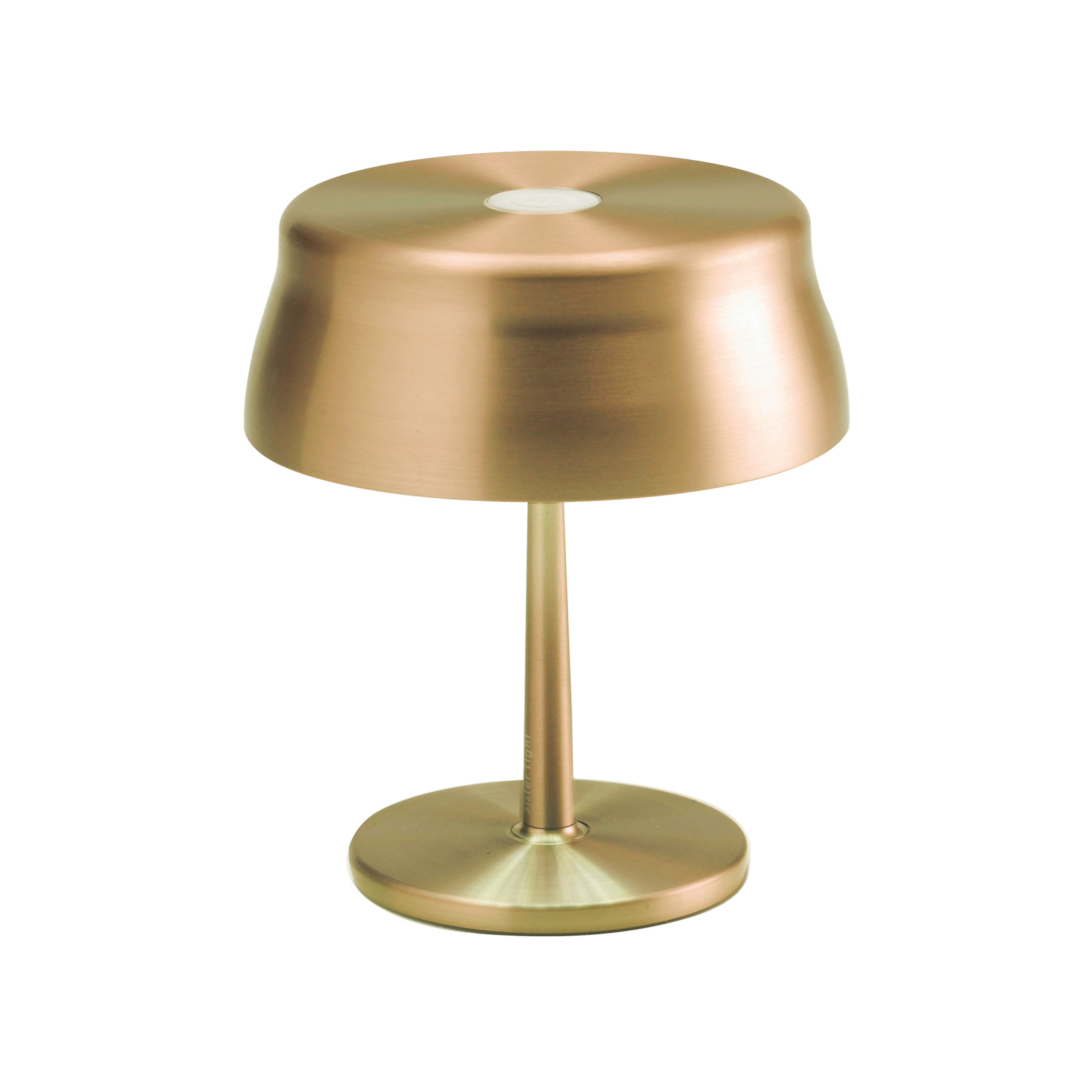 Zafferano Sister Light mini lampe à poser rechargeable dorée