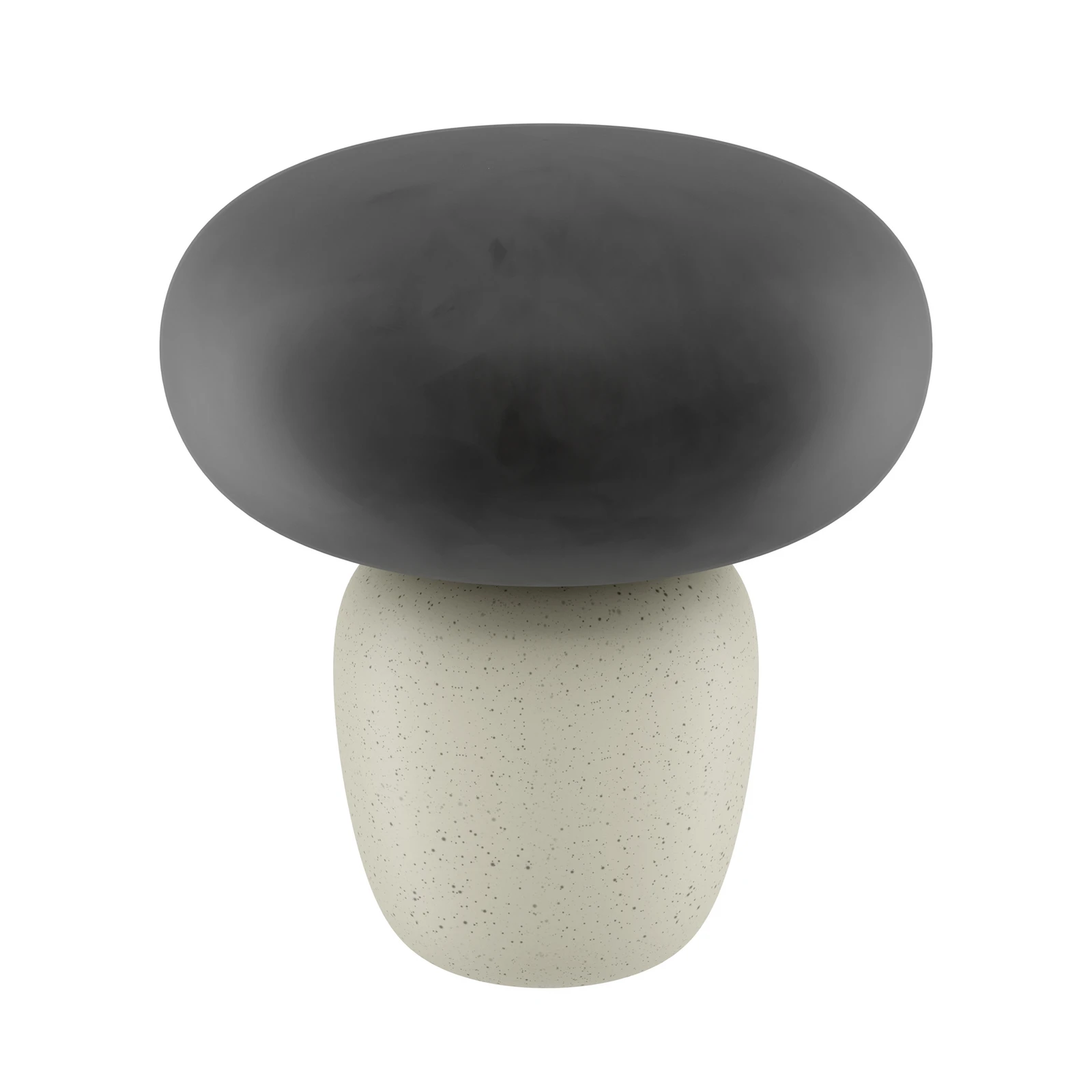 Stolní lampa Cahuama, černá/bílá, keramika