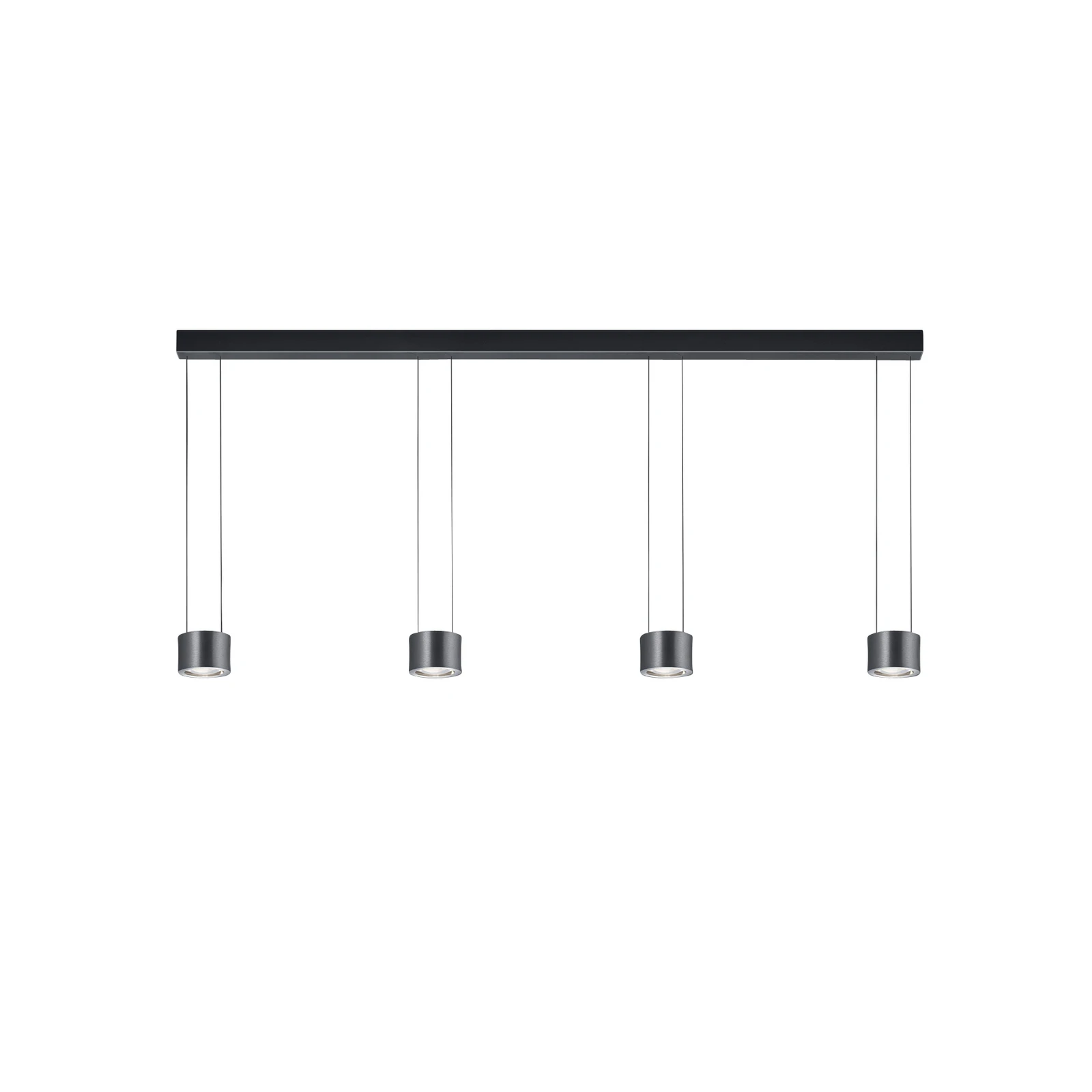 BANKAMP Impulse Flex LED a sospensione 4 luci nero