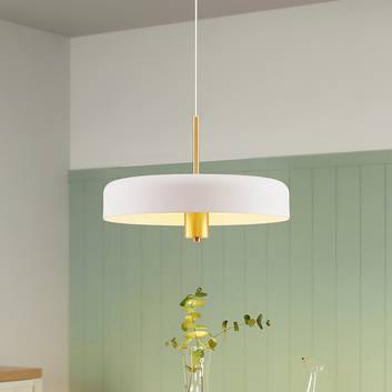 Lucande Filoreta lámpara colgante, 45 cm, blanco