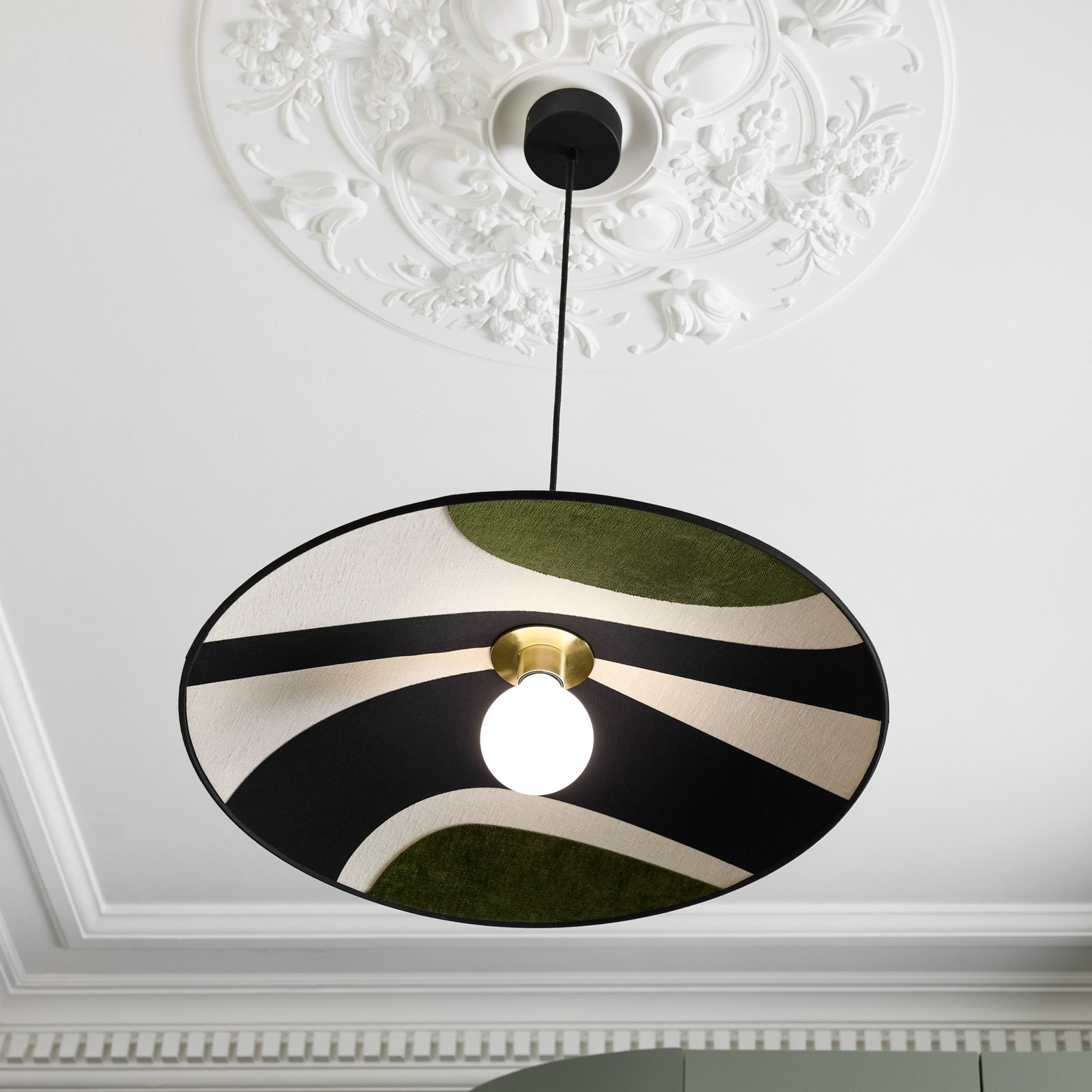 Sonia Laudet Hängeleuchte, Ø 80cm birke - MARKET SET Sonia Laudet Hängeleuchte, Ø 80cm birke - MARKET SET