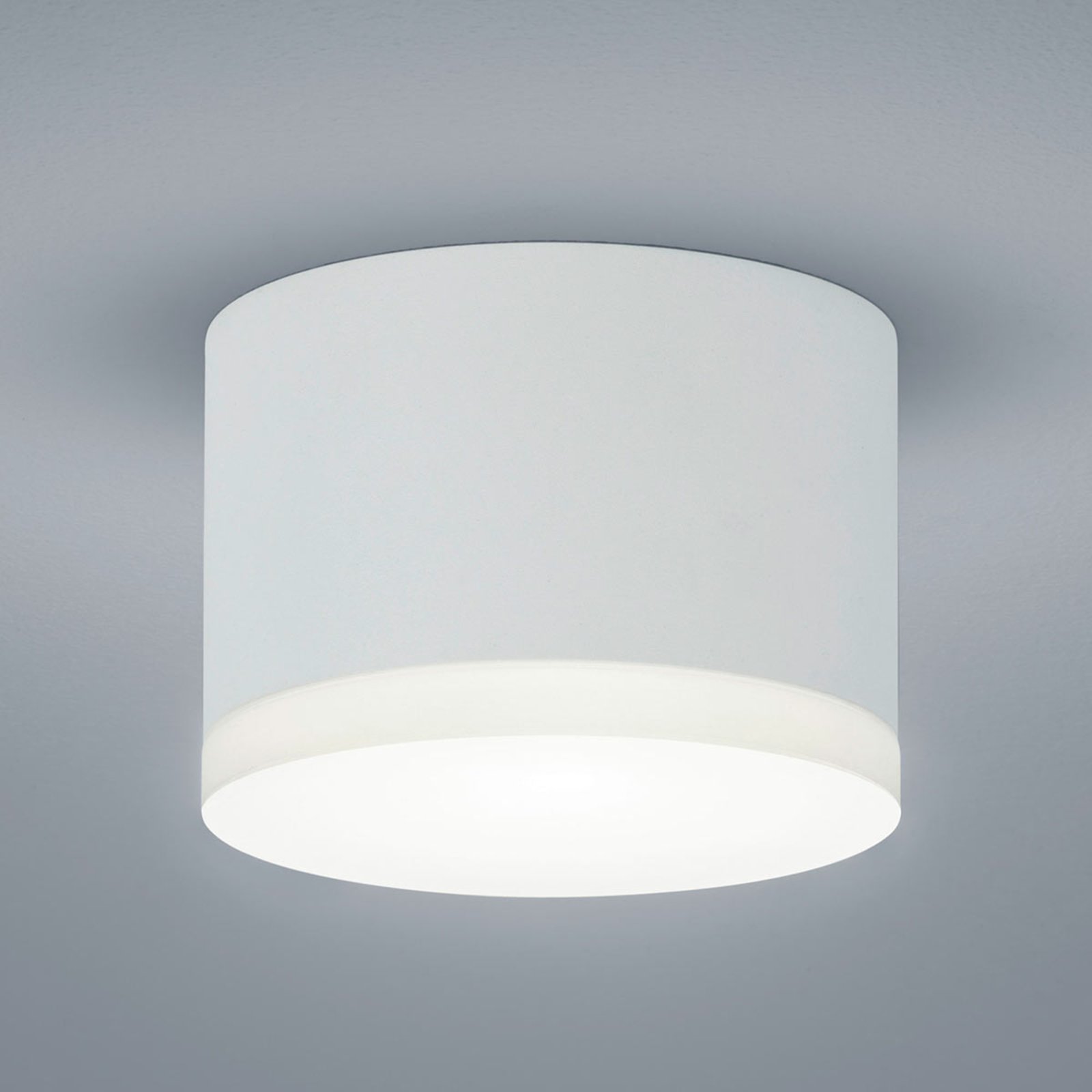 Helestra Pala – utenpåliggende LED-downlight, hvit