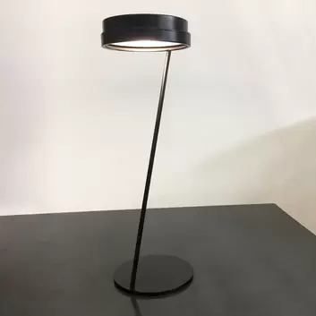 LED-Tischlampe Scilla mit USB, schwarz