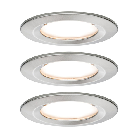 Paulmann Nova Coin LED-Spot 3er rund 3-Step-dim