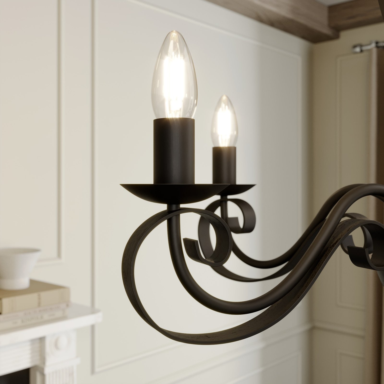 Shervan Żyrandol Antique Brown - Lindby