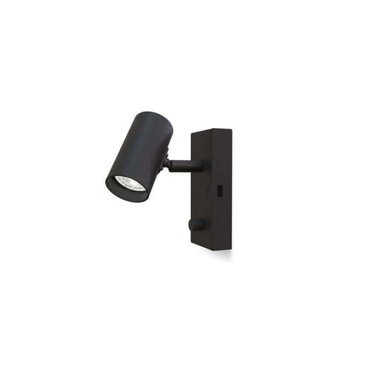 Tyson USB Vegglampe Right Black - Belid