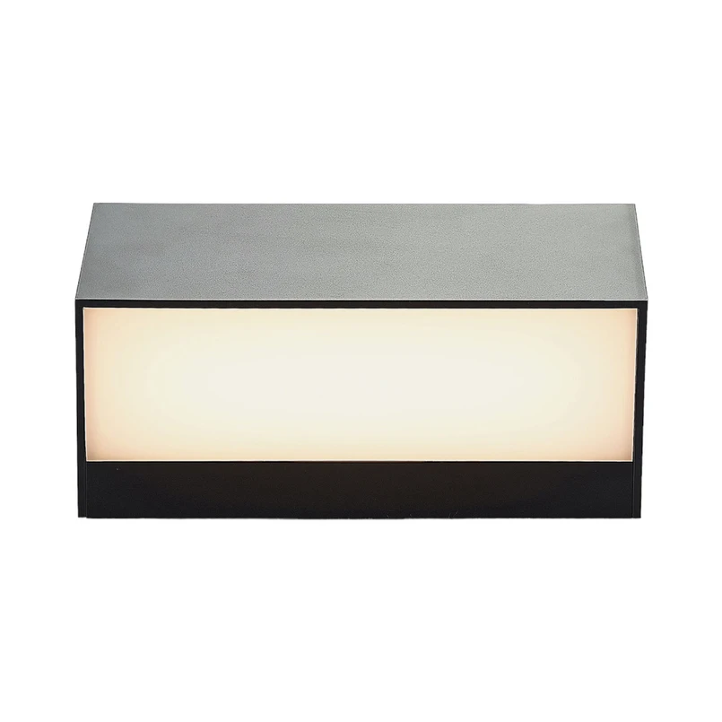 Lindby – Nienke LED Außen Wandleuchte IP65 L23 Dark Grey