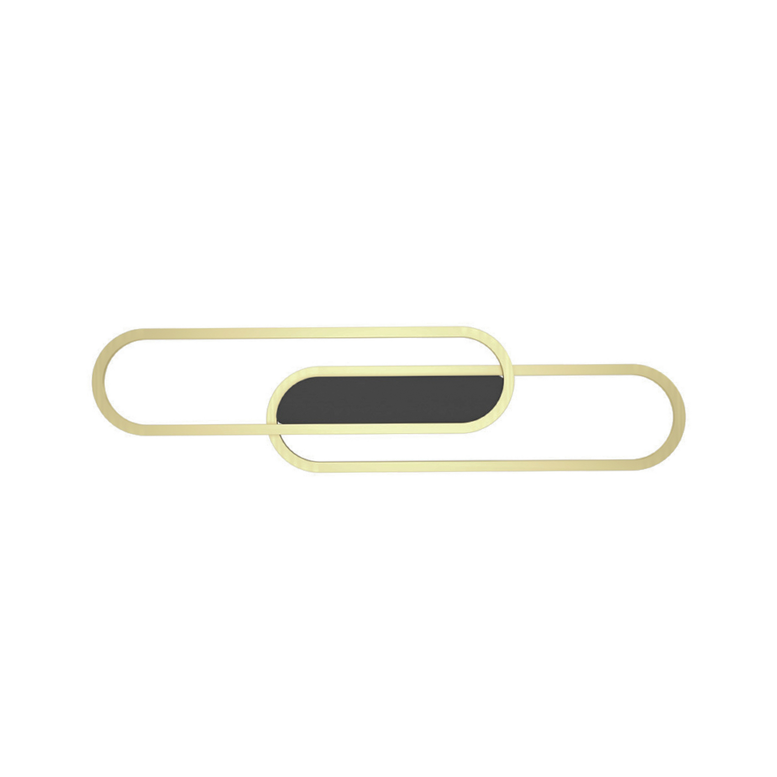 Plafonnier LED EGLO CONIVARENA, noir/laiton, 69 cm, CCT Plafonnier LED EGLO CONIVARENA, noir/laiton, 69 cm, CCT