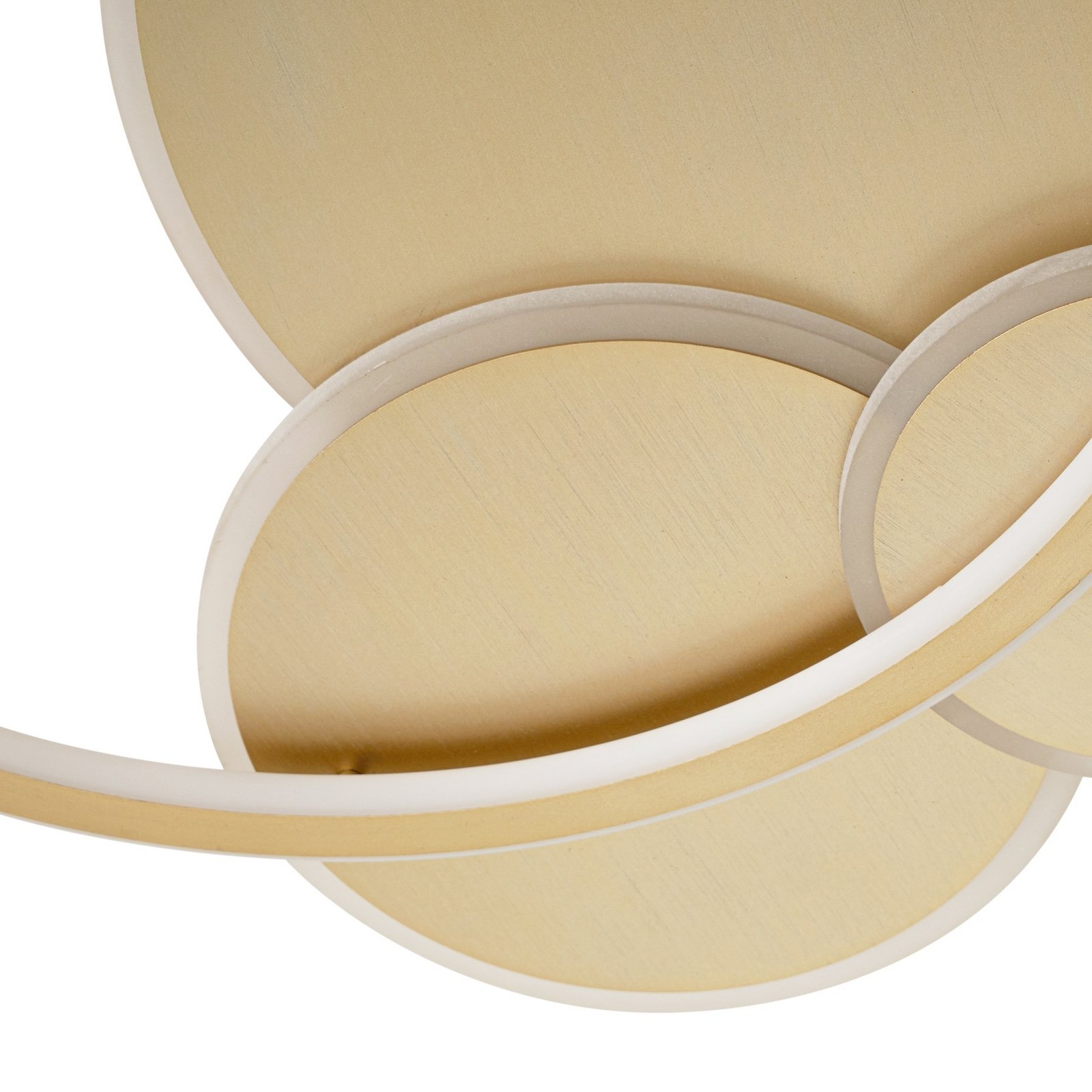 Circulo LED stropní svítidlo Ø 60 cm zlaté stmívatelné - Lucande Circulo LED stropní svítidlo Ø 60 cm zlaté stmívatelné - Lucande