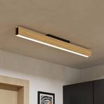 Smart ZIG LED ceiling lamp Anchorena-Z, length 123 cm, RGB CCT