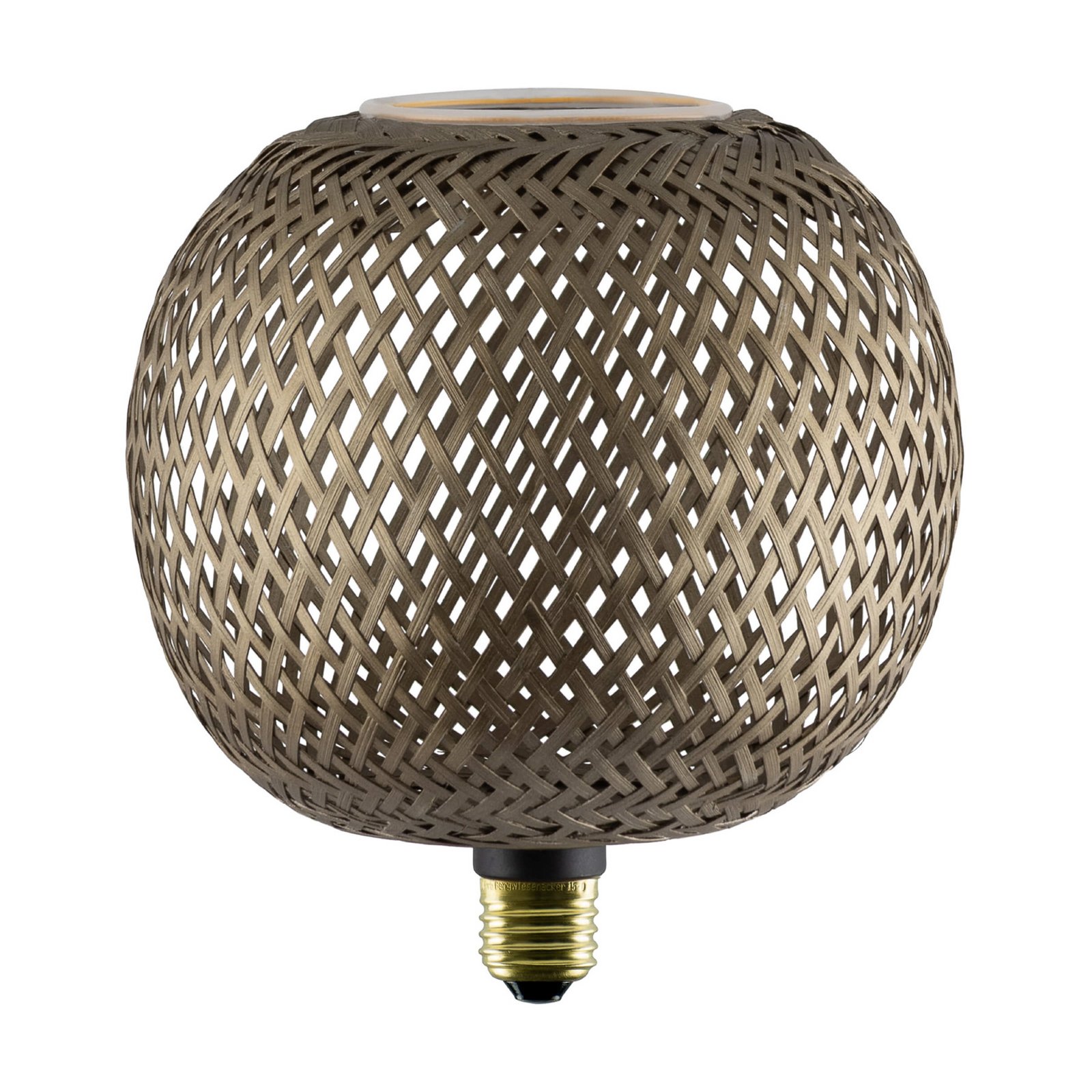 Segula LED Floating Bambus bronza G180 E27 5W 2200 K dim.