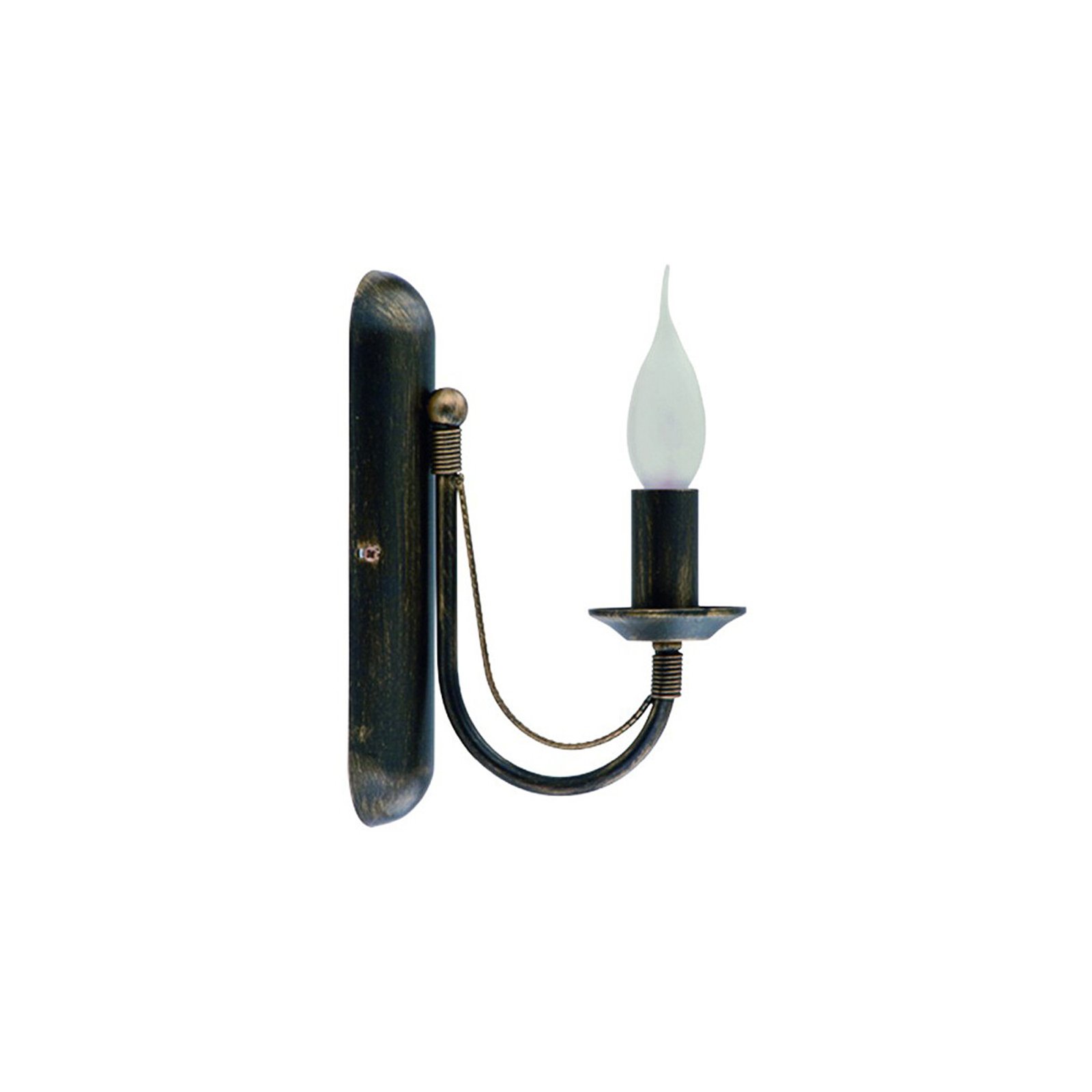 Ares zidna svjetiljka u dizajnu lustera, jedna žarulja
