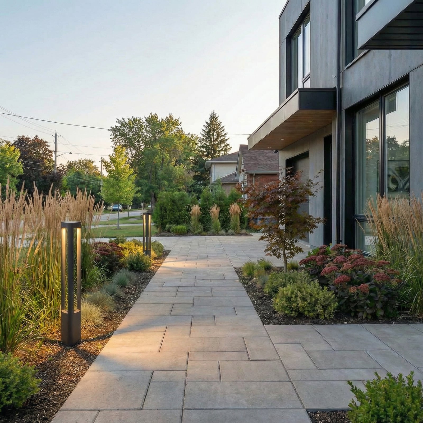 Nanna Außen Gartenleuchte H80 Anthracite - Lucande