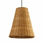 LEDS-C4 Caribe Hängeleuchte aus Rattan, Ø 260 cm