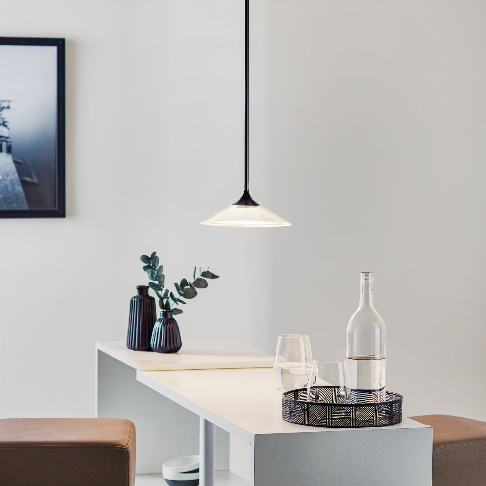 Orsa LED 21 Pendant Black - Artemide
