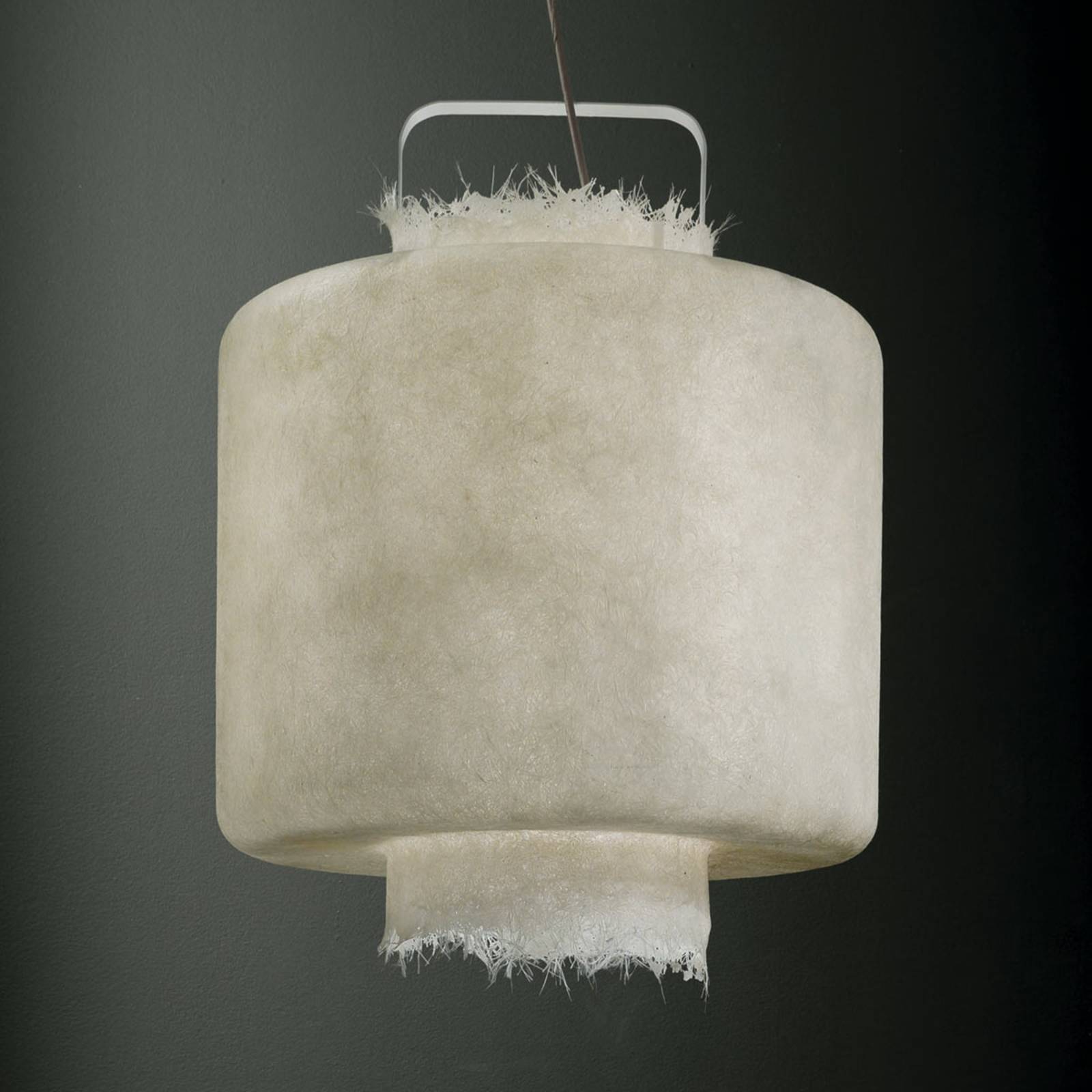 Karman Suspension LED Kimono fibre verre blanche 50 cm