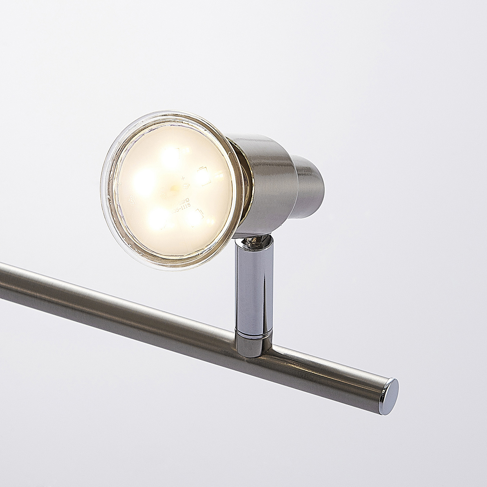 ELC Farida plafondlamp, nikkel, 6-lamps