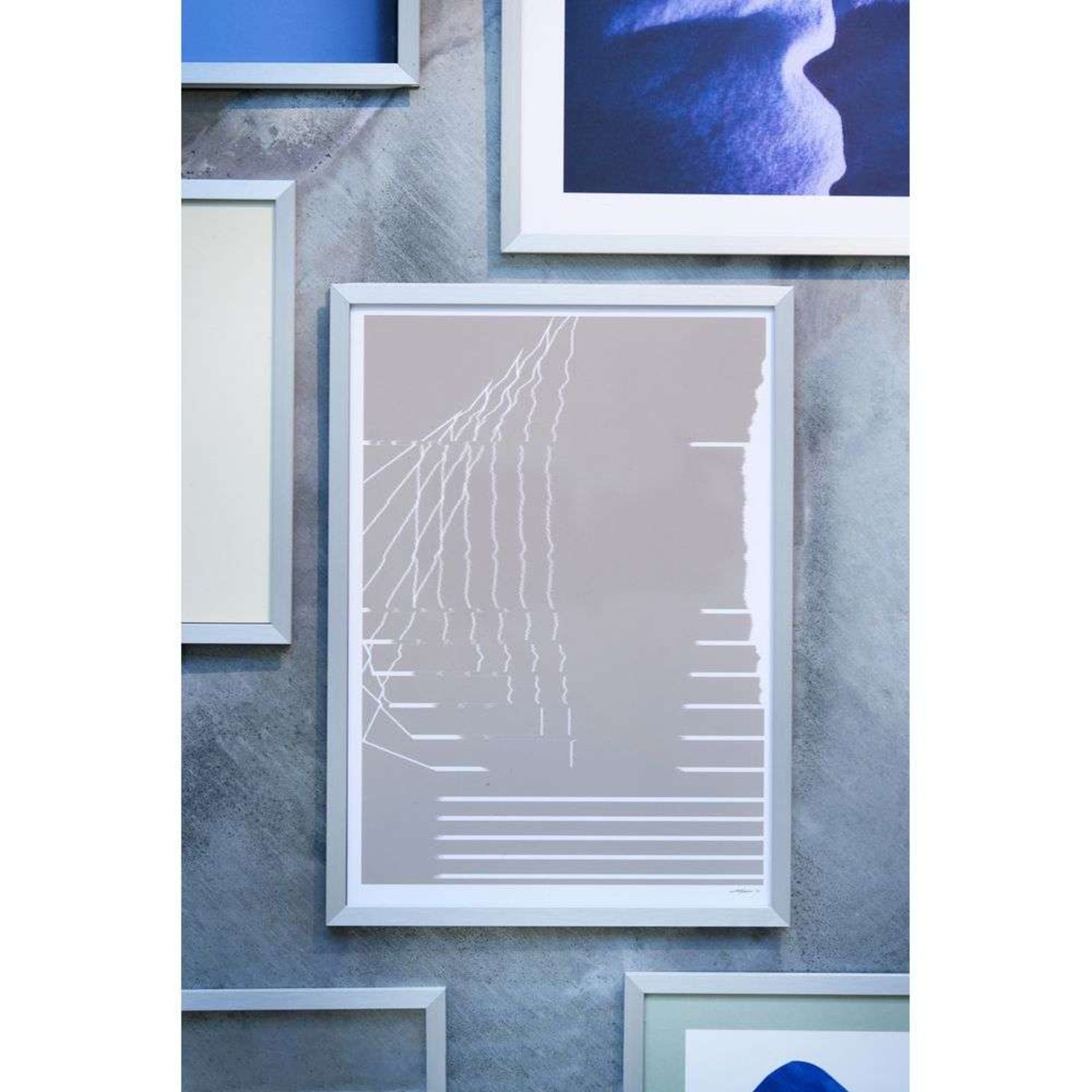 Frame A4 Brushed Aluminium - Moebe