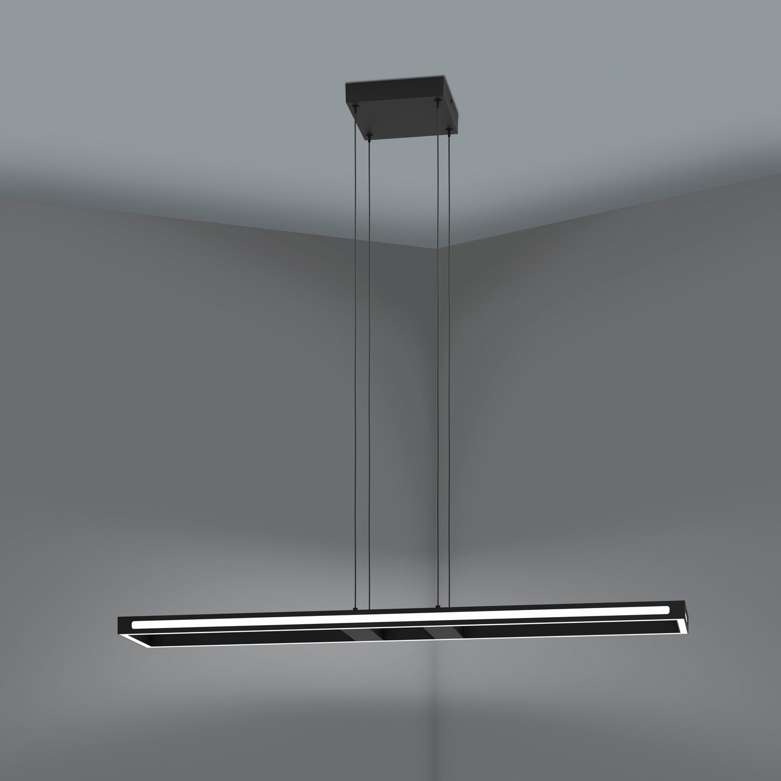 EGLO connect LED-Hängeleuchte Savilanas-Z, 116 cm, schwarz EGLO connect LED-Hängeleuchte Savilanas-Z, 116 cm, schwarz