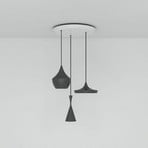 Tom Dixon Beat Trio Round hanging 3-bulb black