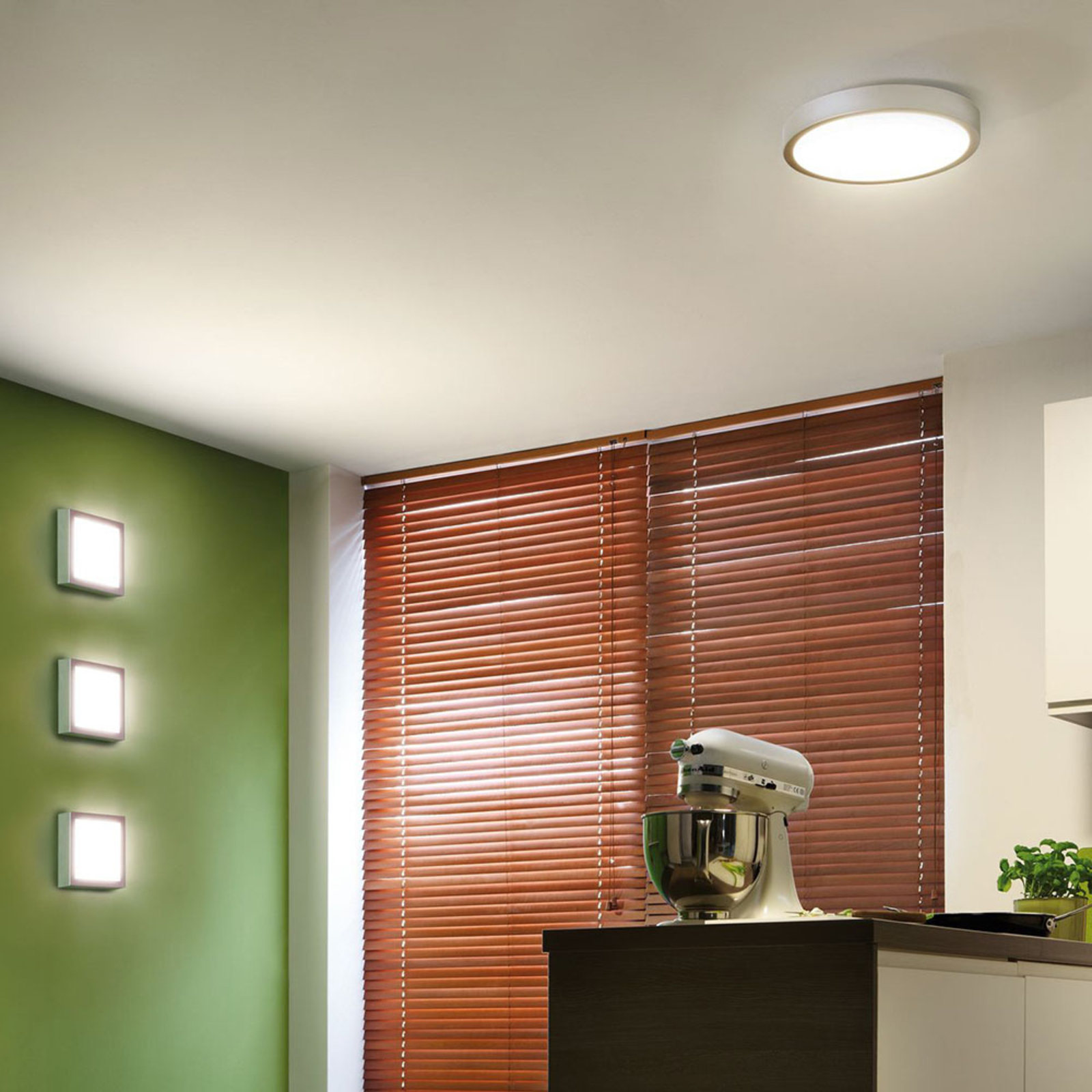Paulmann Lunar LED-Panel, eckig, chrom matt