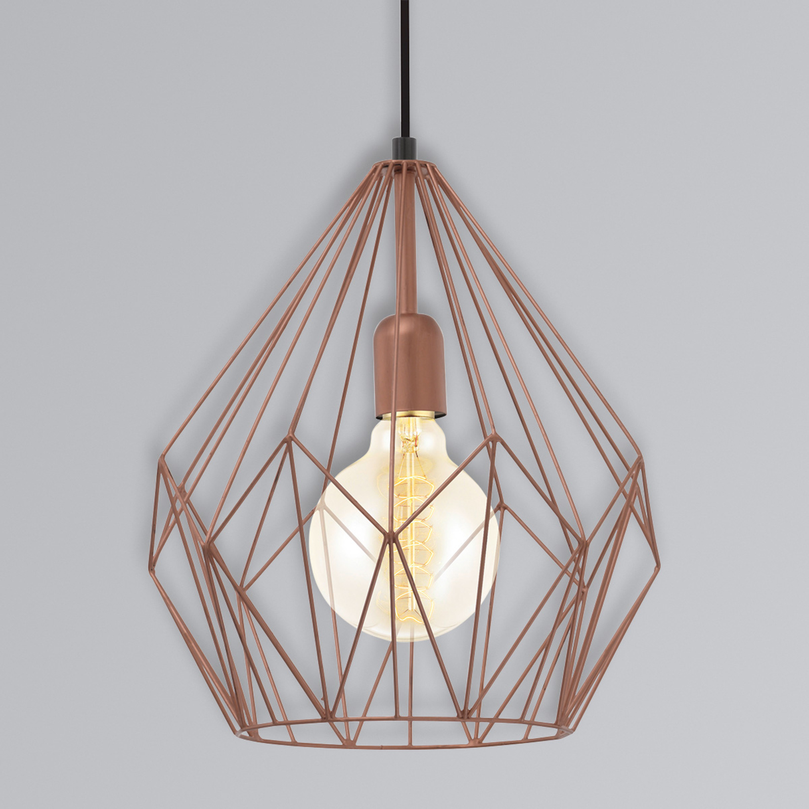 Carlton pendant light in vintage, copper Ø 31 cm