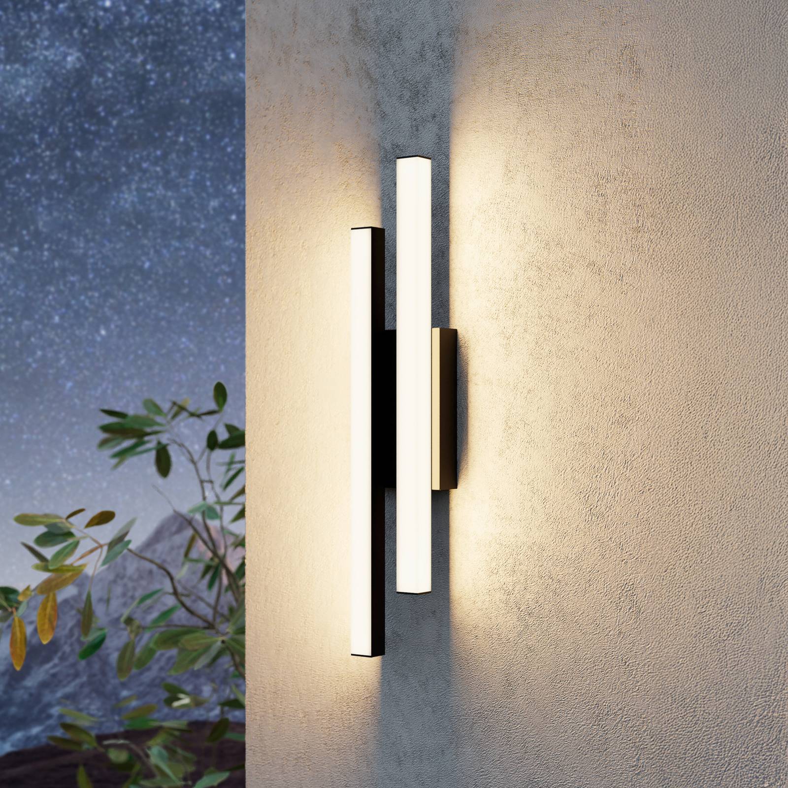 EGLO Venkovní nástěnné svítidlo LED Serricella, černé