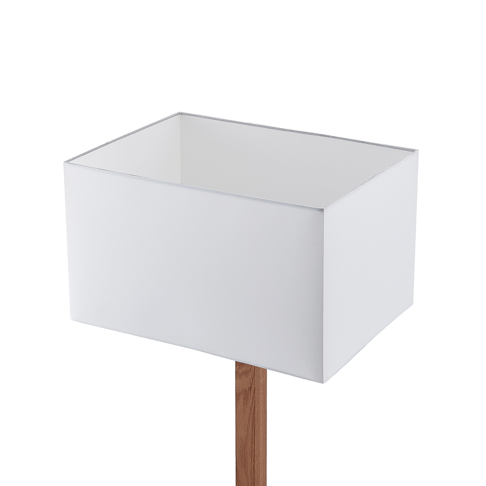 Lucande Heily lámpara de pie, angular, blanco
