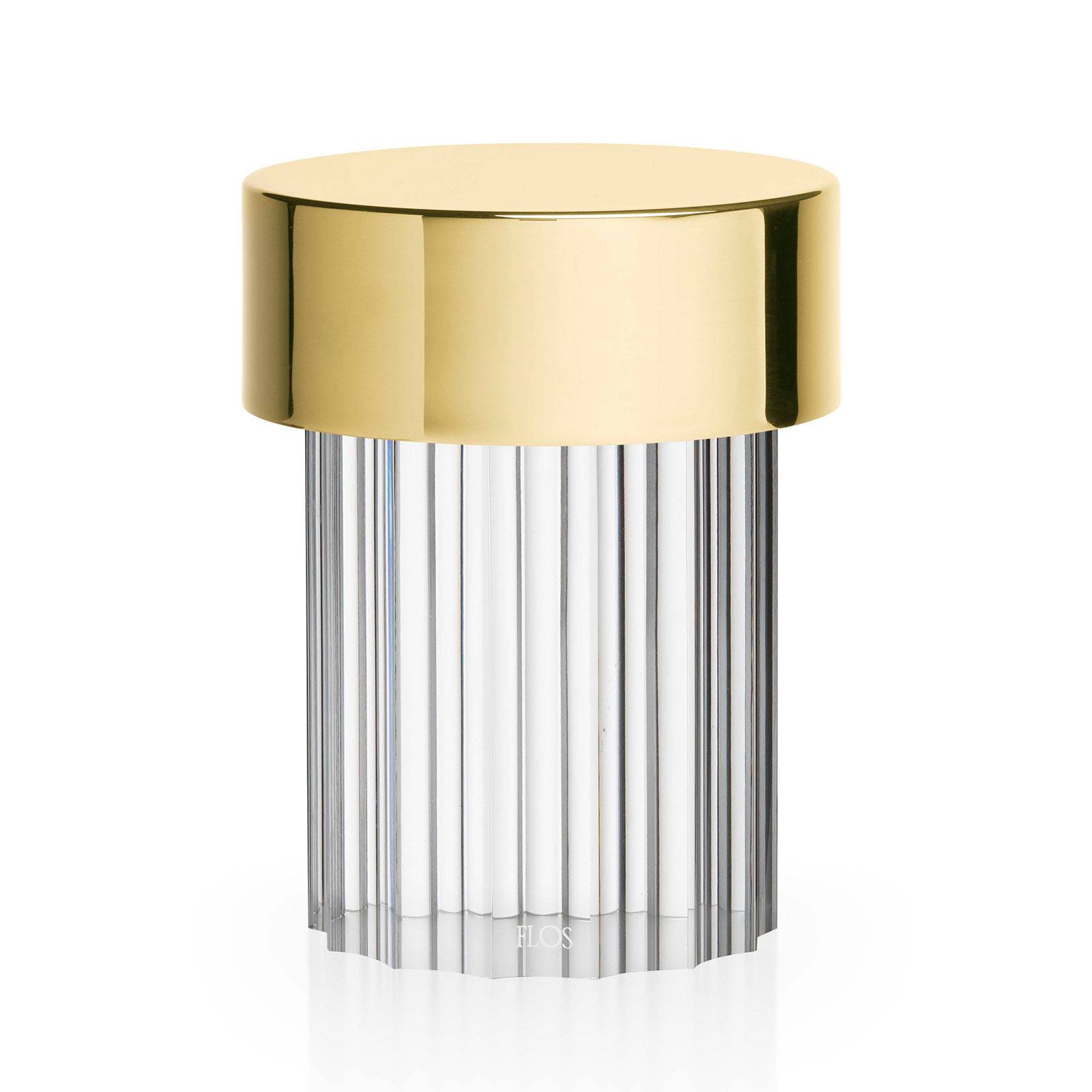 FLOS Lámpara de mesa LED - Salón / Comedor - latón, transparente - Plástico