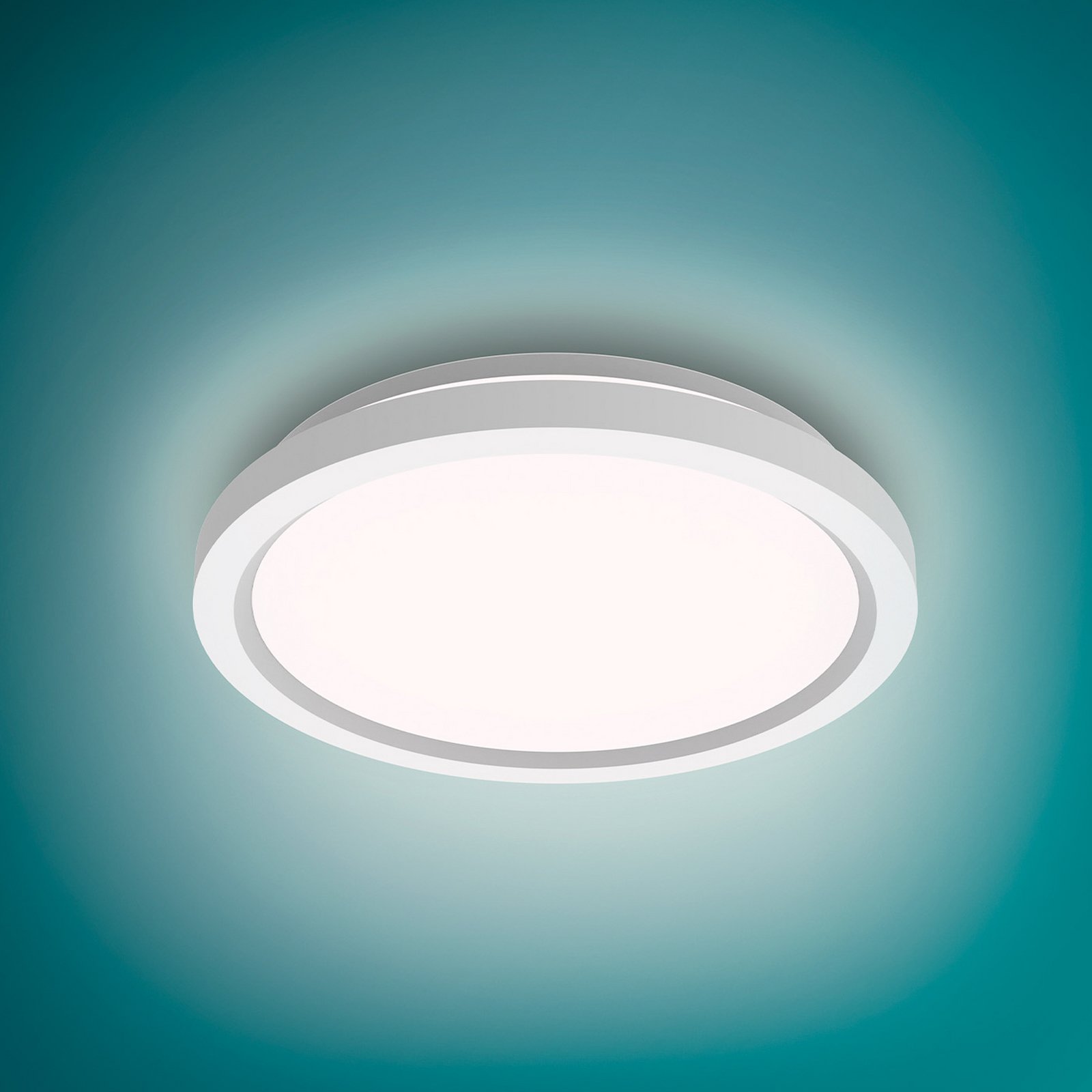 Philips Lampa sufitowa LED Aio RD biała, zestaw 2 szt. Ø 30 cm Pilot