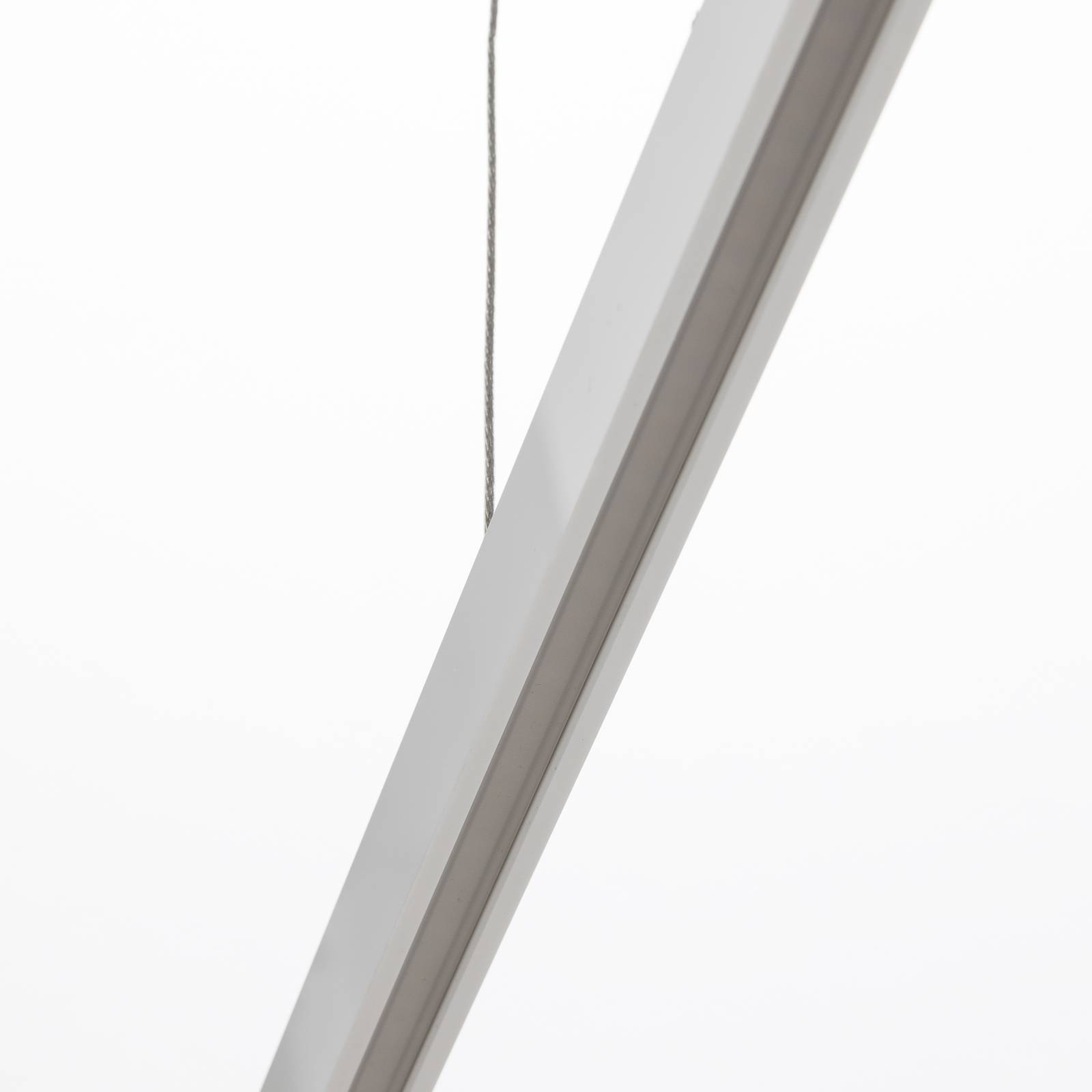 Lampa wisząca LED Orix, biała, 150 cm długości