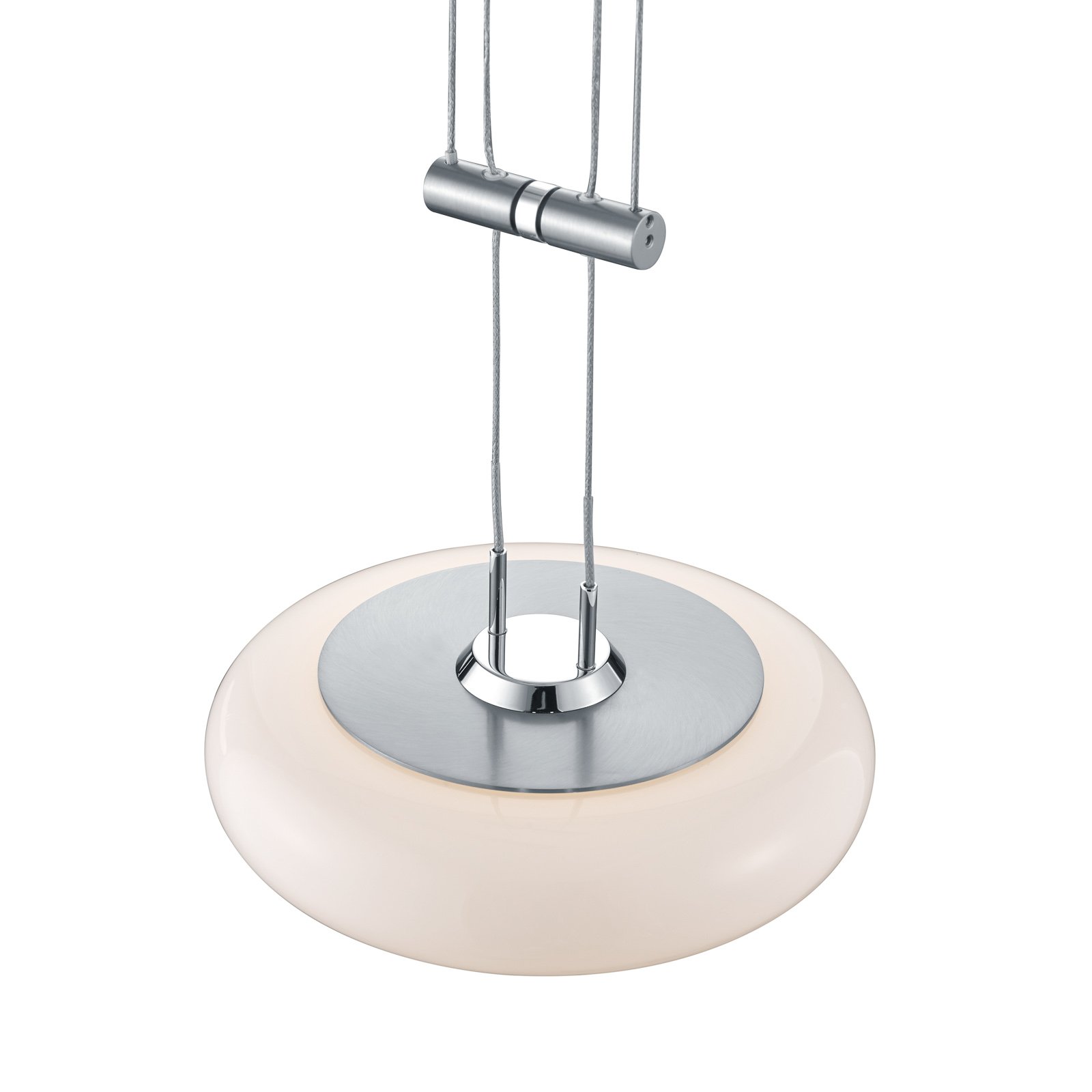 BANKAMP Centa hanging light 2-bulb, nickel