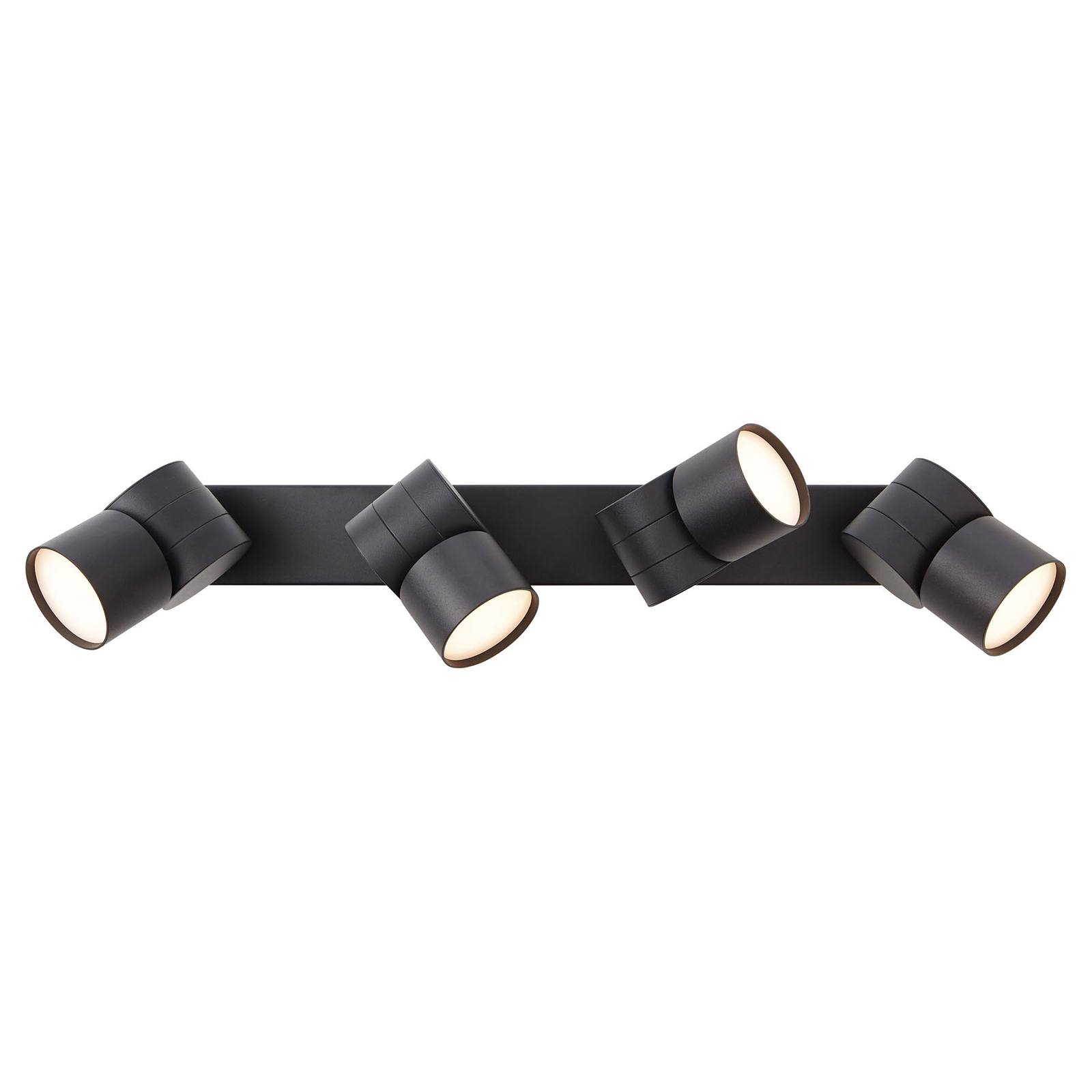 AEG Twine LED plafondspot, zwart, 4-lamps