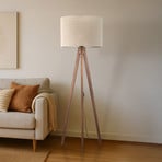 Piantana Grand, beige/noce, altezza 145 cm, E27